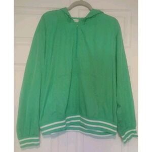 OFFLINE By Aerie Green Windbreaker Size 2XL